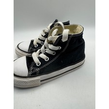 Converse Chuck Taylor All Star High Top Kids Shoes Black White Size 7 Toddler