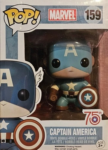 Funko Pop! Vinyl: Marvel - Captain America - (Sepia) - Amazon (Exclusive) #159