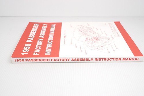 1956 Passenger Factory Assembly Instruction Manual General Motors Chevrolet - Bild 3 von 9