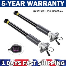 2x Rear L+R Shock Absorbers Struts Magnetic For Audi A3 Quattro S3 RS3 8V 2015-