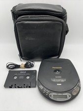 Panasonic SL-S250C Portable CD Player Mash XBS w/ Case Car Adapter Tested
