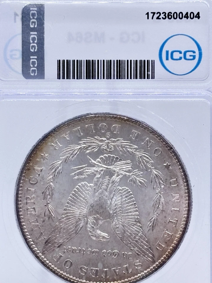 1880-S Morgan Silver Dollar - ICG MS64 ~1723600404~   #14242 - Image 4 of 4