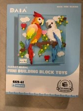PARROT MURAL PICTURE MICRO MINI BUILDING BLOCKS 1700 PLUS PCS.