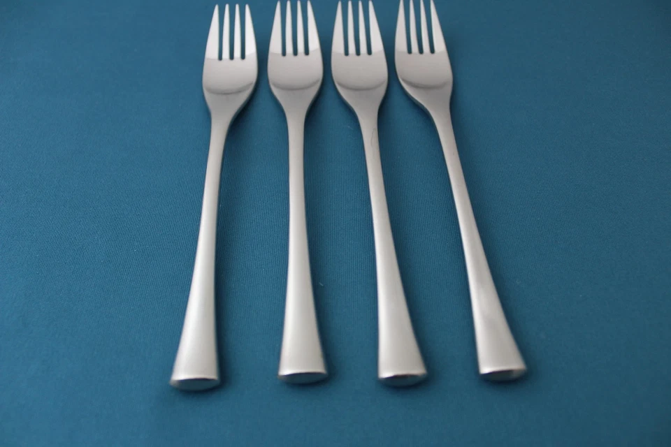 4 tenedores de cena WMF Spoleto Japón acero inoxidable moderno 7 5/8" Foto 2 de 4