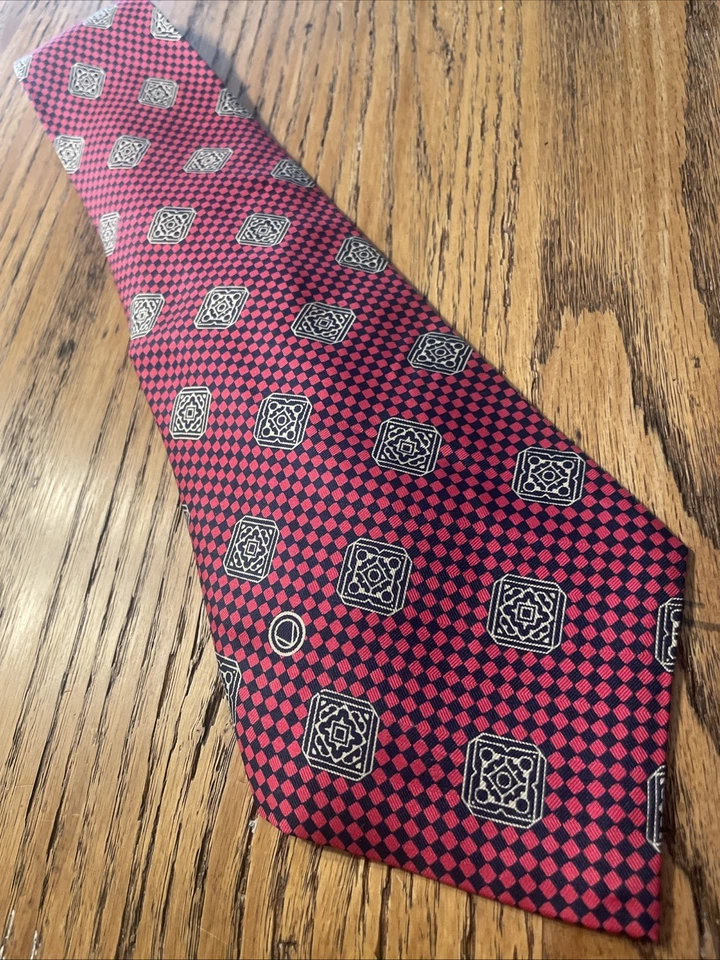 Corbata ancha vintage usada en excelente estado años 60 70 Valentino seda mod disco hecha en Italia Foto 2 de 4