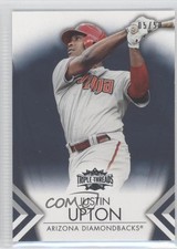2012 Topps Triple Threads Onyx 5/50 Justin Upton #27 0f8