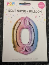 POP Giant number balloon - 0
