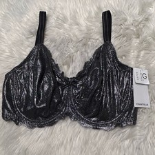 Chantelle 36DDDD Bra Metallic Rive Gauche Full Coverage Unlined 3281 NEW 94