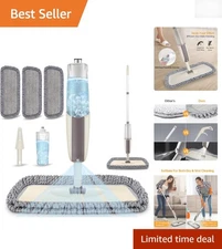Effortless Cleaning with Microfiber Spray Mop – Ideal for All Floor Types
