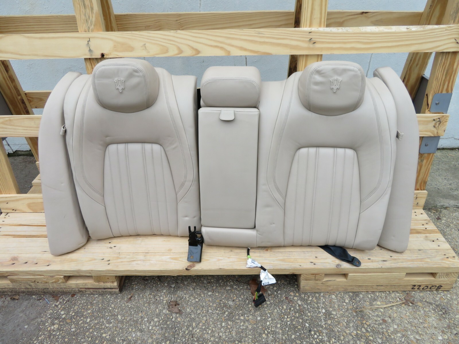 2014-2017 MASERATI GHIBLI REAR UPPER SECOND ROW 2ND SEAT CUSHION LEATHER OEM