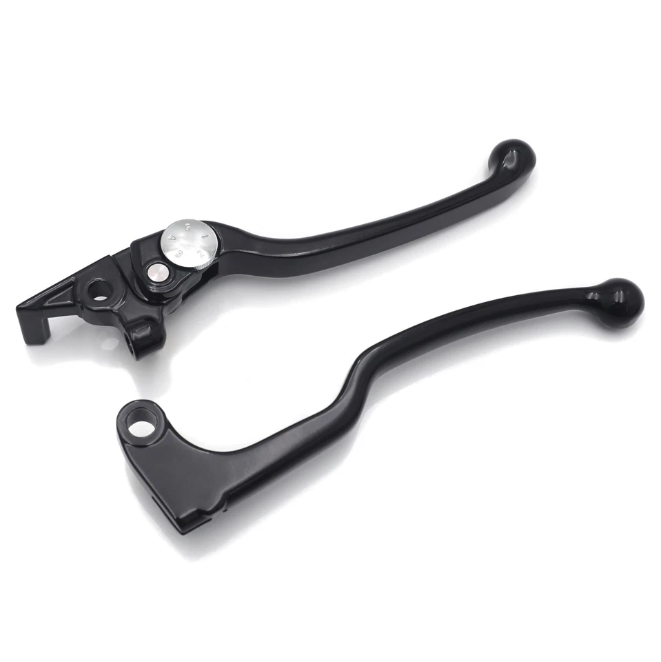 Black Brake Clutch Levers For Yamaha FZ6 FZ8 FZ07/09 FJ09 MT07/09 XSR700 900 - Image 3 of 4