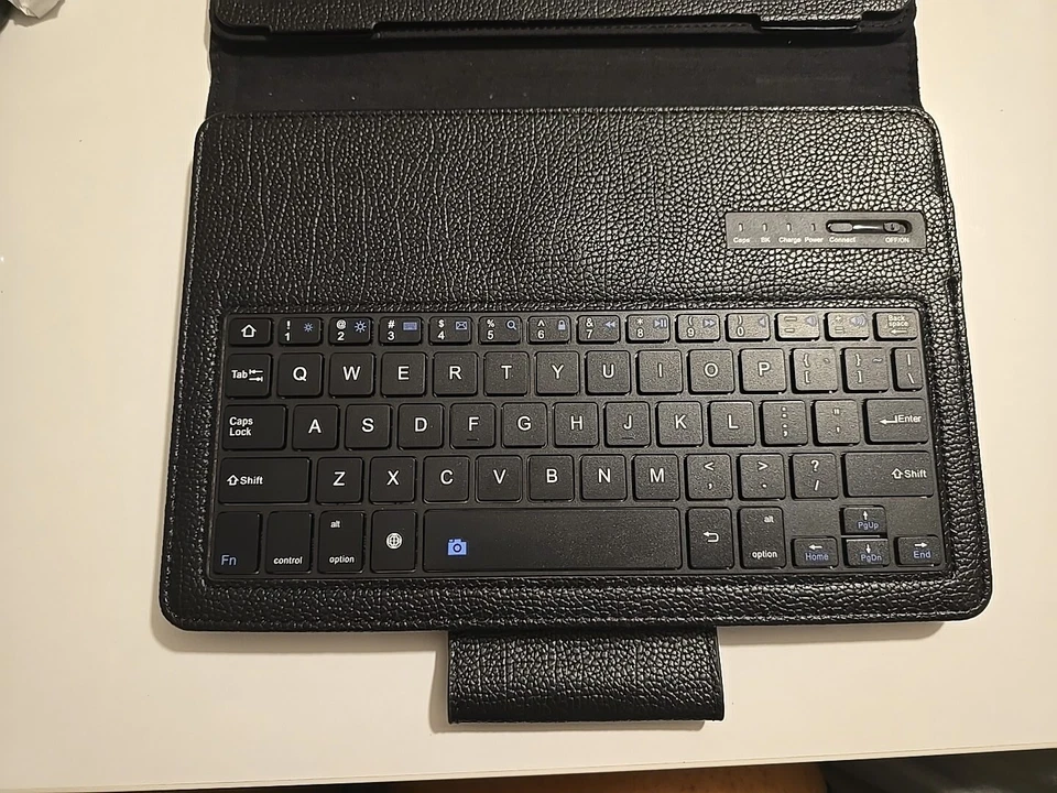  Funda protectora para libros Samsung Galaxy Tab 4 de 10 pulgadas cuero con teclado Foto 3 de 4