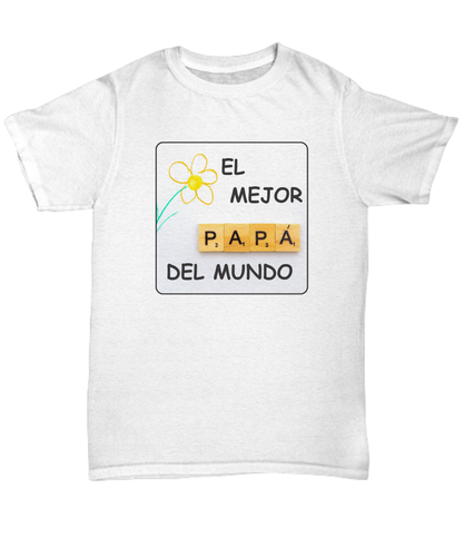 El Mejor Papa Del Mundo T-shirt, Gift For Papa - Unisex Tee - 第 1/3 張圖片