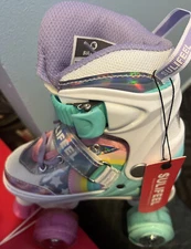 SULIFEEL Rainbow Unicorn Inline Skates for Girls