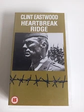 Heartbreak Ridge Clint Eastwood VHS Cassette Tape