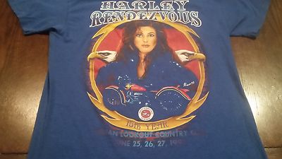 VTG 15th Annual HOG Harley Davidson Rendevous STAFF 1993 Graphic Shirt (M) USA