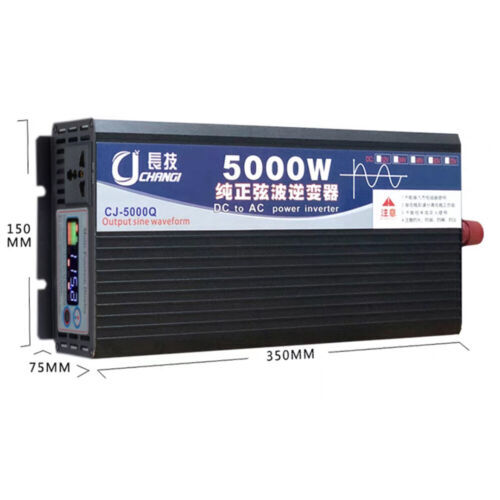 5000W Power Inverter Truck/RV Pure Sine Wave DC24V 48V To AC110V 120V Converter - Picture 39 of 42