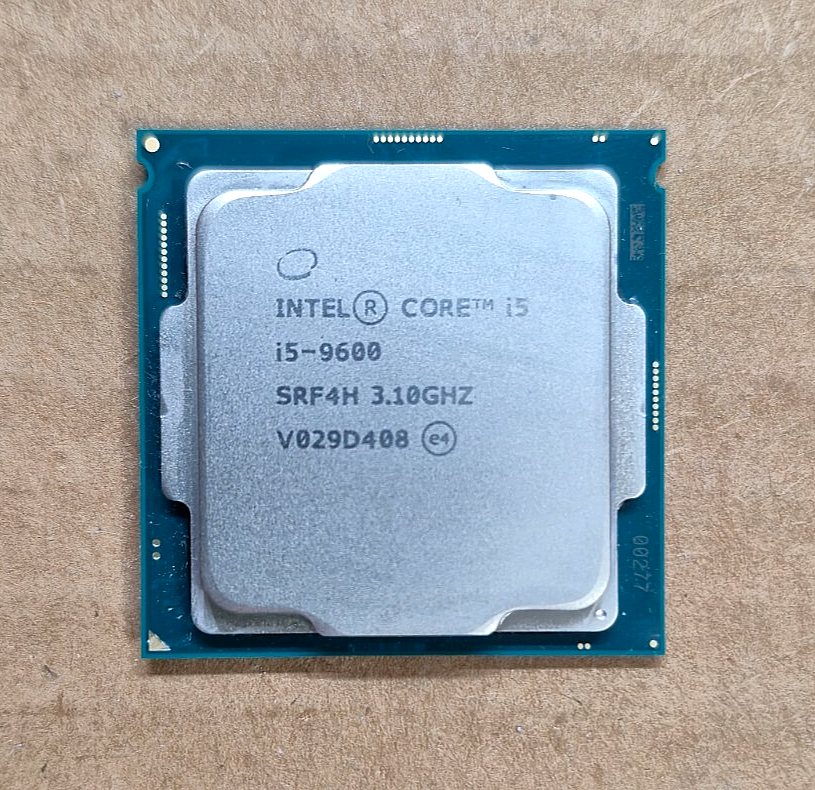 01Intel Core i5-9600 CPU 3枚 Intel Core i5-9600 9th Gen CPU 3.1GHz (Turbo 4.6GHz) 9MB 6-Core