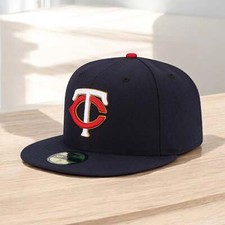  70245098 Mens New Era MLB Authentic On-Field 59Fifty Fitted - Minnesota Twins