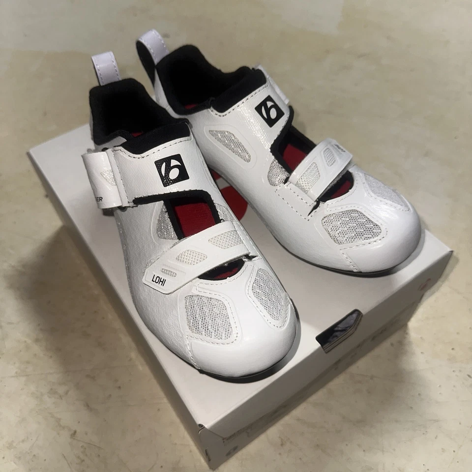 Zapatillas de triatlón Bontrager Lohi para mujer Blanco Talla 5 EU 36 Ciclismo Ventted Trek Foto 2 de 4
