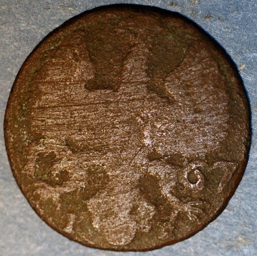 1767 Stati tedeschi libera città imperiale di Aquisgrana 12 Heller KM# 51 - Foto 2 di 2