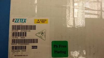 (50 PCS) ZXTN2010A ZETEX Trans GP BJT NPN 60V 4.5A 3-Pin E-Line ROHS