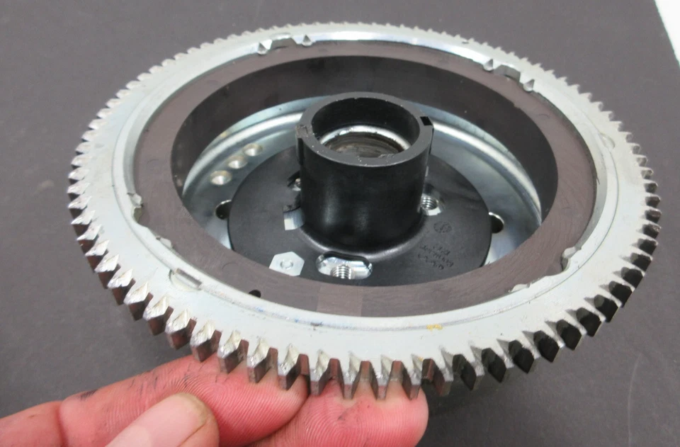 GOOD OEM POLARIS 2002-2004 VIRAGE 700 TX 1200 GENESIS FREEDOM HI START FLYWHEEL - Image 3 of 4