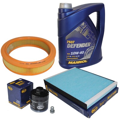 Inspektionskit Inspektionspaket Filter-Satz VW Polo 6N 6N1 6K 1,0-1,6 + 5l 10W40