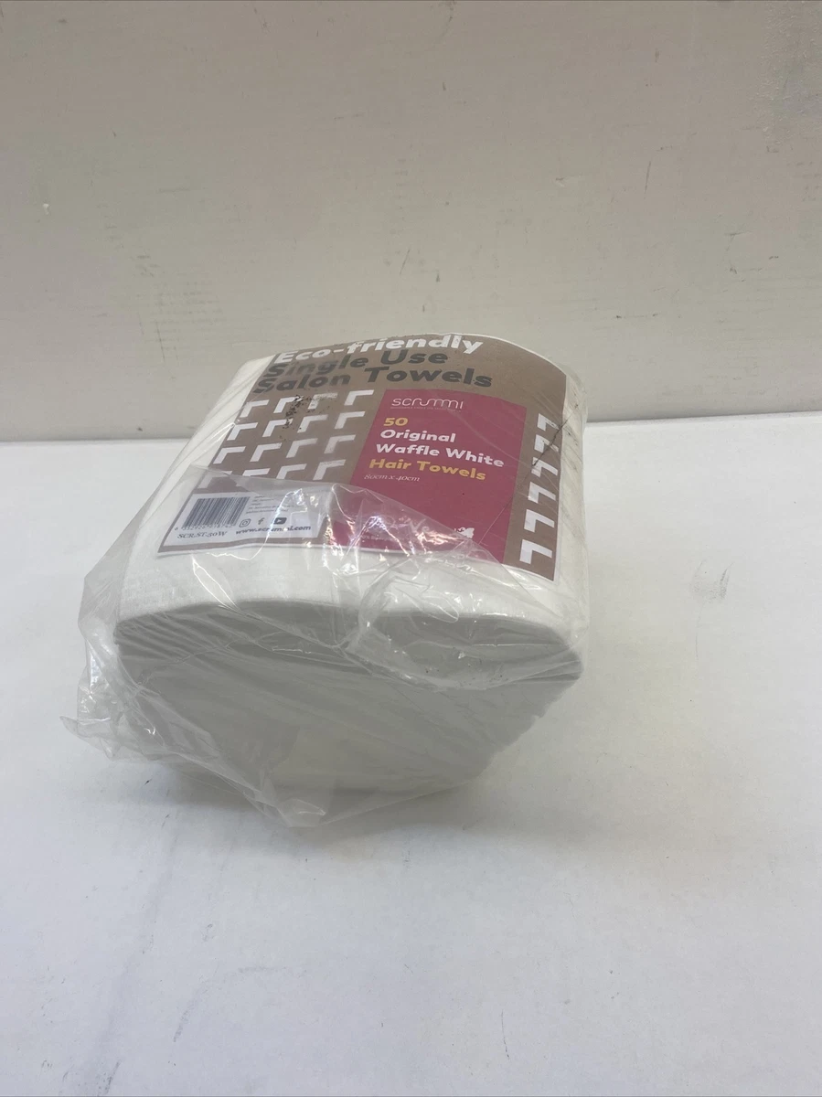 SCRUMMI Disposable White Eco Hair Towels SCR.ST.50W 50 Pack eBay