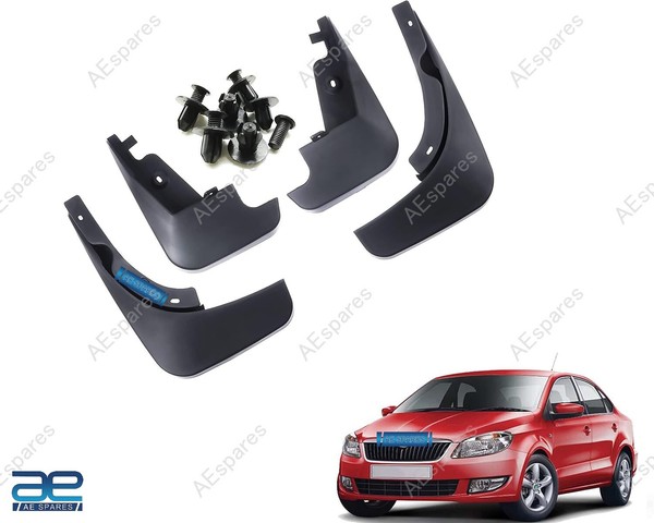 SchmutzfäNger Set Von 4 Kompatibel Mit Skoda Rapid 2011 - 2016 Typ 1 Aes-image