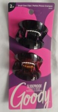 Goody Classics Small Claw Clips -2ct Black Brown