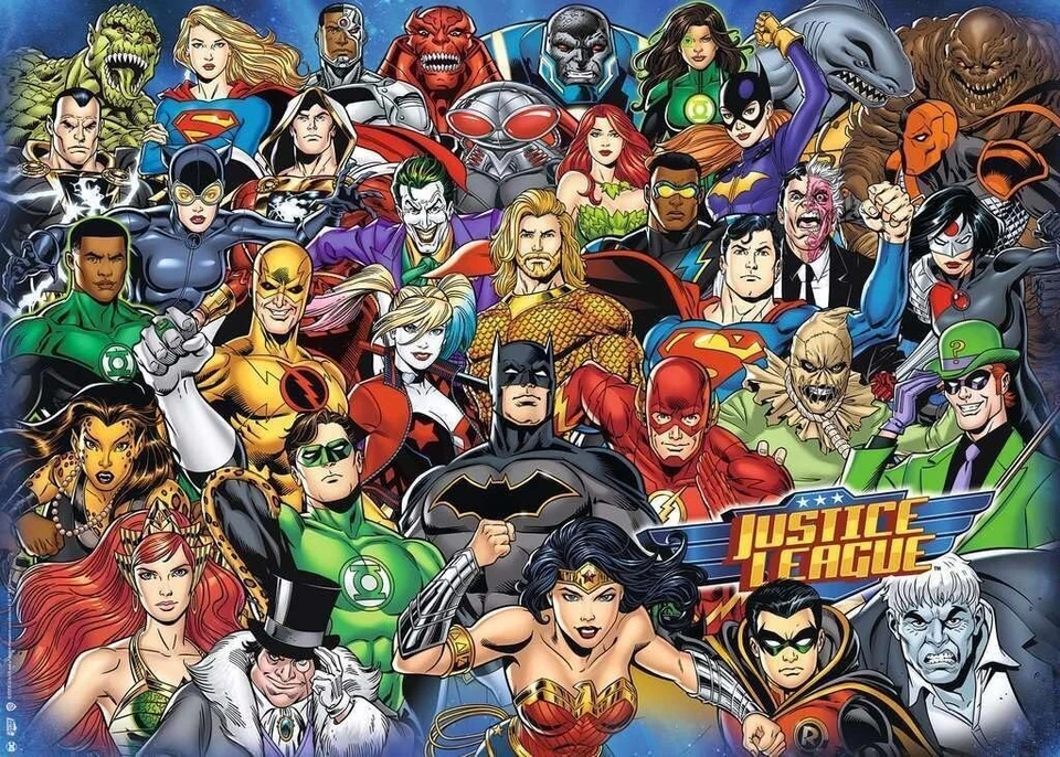 Ravensburger DC Comics Justice League Challenge 1000 Piece, 16884 - Image 2 of 3