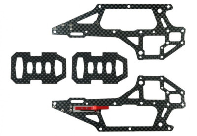 Microheli Blade InFusion 180 Carbon Main Frame Quick Battery Chg. MH-I180005MFX