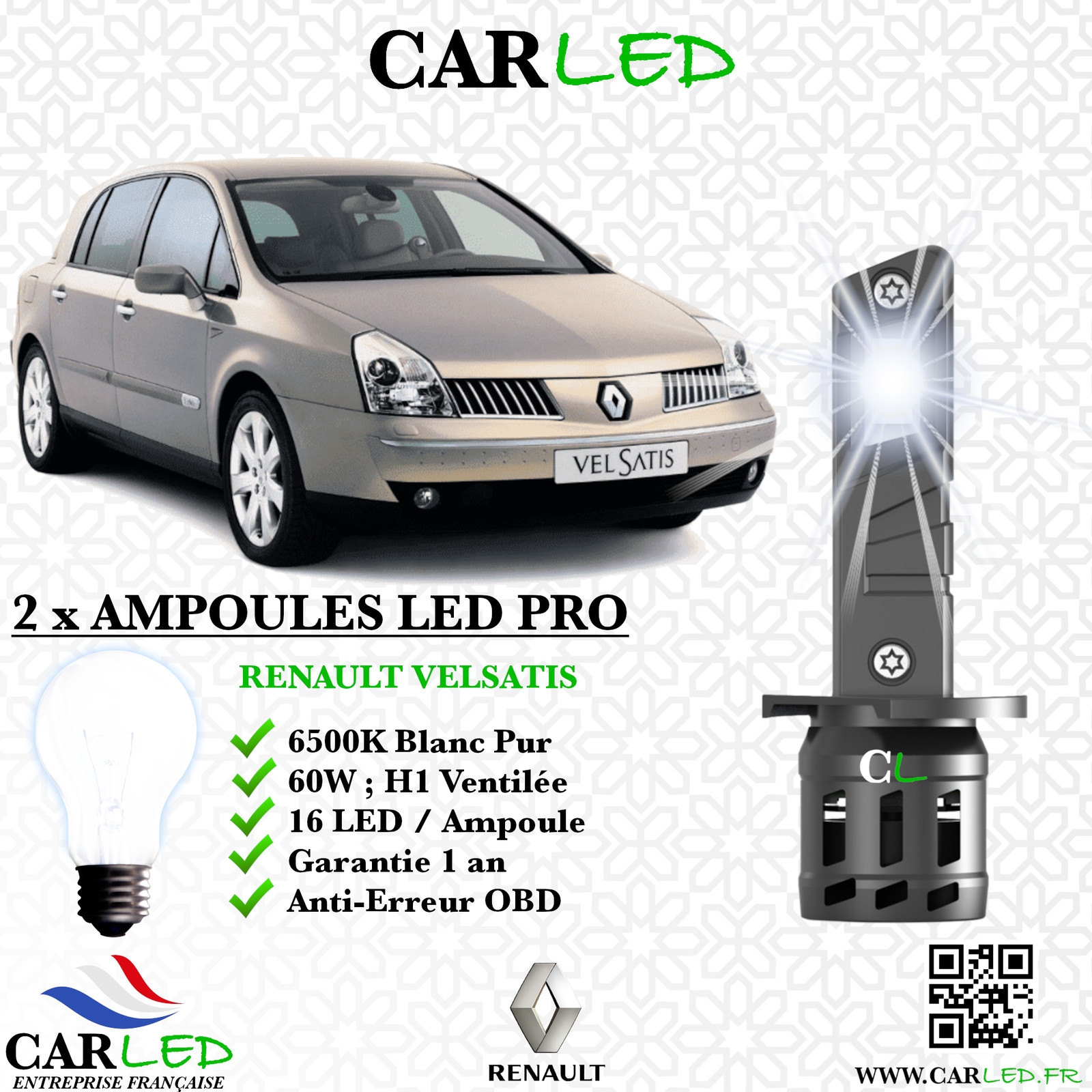 Ampoule LED Renault VelSatis pour redonner un regard moderne à votre voiture