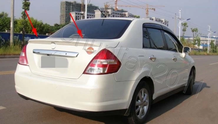 Factory Style Spoiler Wing ABS for 2007-2010 Nissan Versa Tiida Sedan - Image 2 of 4
