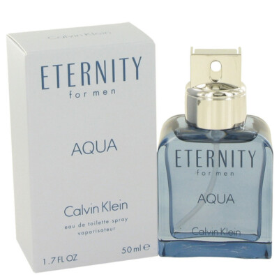 Eternity Aqua Men's Cologne By Calvin Klein 1.7oz/50ml Eau De Toilette Spray