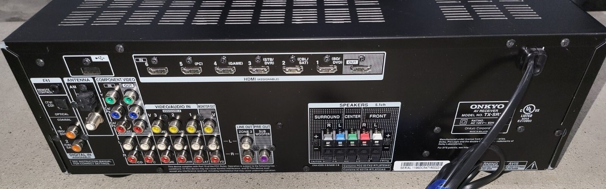 ONKYO TX-SR343 AVレシーバー 5.1ch/Bluetooth対応 Amazon.com: Onkyo TX-SR343 5.1-Channel A/V Receiver