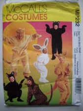 Adult Bunny Bear Cat Lion Kangaroo costume pattern 8953 Size Small 31-32 uncut