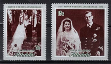 AITUTAKI Scott 51-2 Stanley Gibbons 46-7 Mint NH