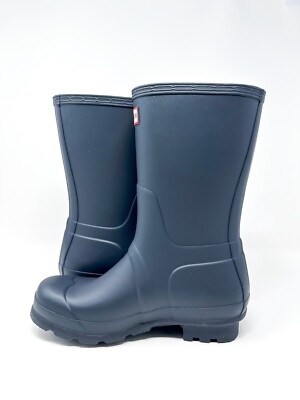 Hunter Men's Original Short Boots Navy 7 US $160 | eBay