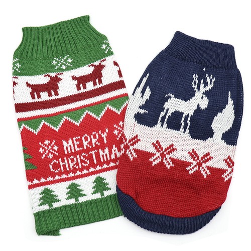 Maglione natalizio a mezza manica per cani Gatto abbigliamento vestiti  Christmas | eBay