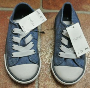 next boys white trainers