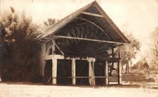 RPPC FOUNTAIN OLD MILL PONCE DE LEON SPRINGS FLORIDA REAL PHOTO POSTCARD 1946
