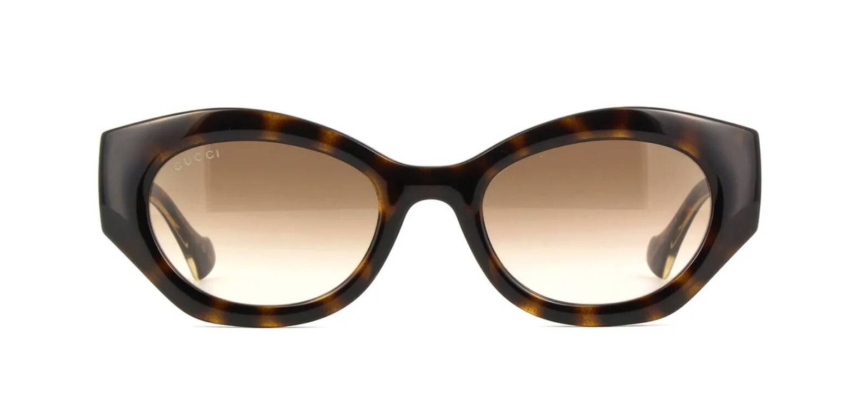 Gucci GG1553S Havana Gold/Brown Shaded (002) Sunglasses | eBay display picture 2