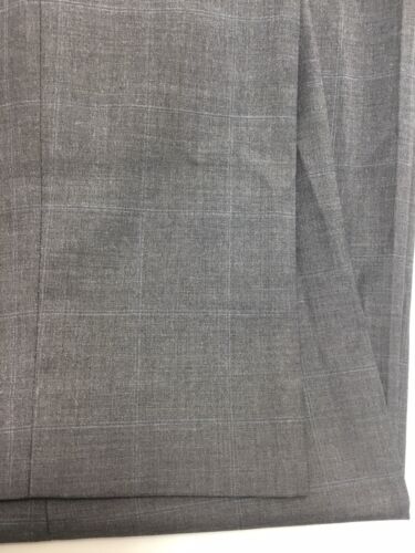 Ralph Lauren Men Check Pattern, Classic Fit, Flat Front, Grey Dress Pants, 42X30 - Picture 3 of 3