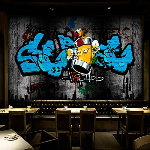 3d Street Art Graffiti Hip Hop Wall Mural Wallpaper Living Room Lounge Bedroom Ebay 3d Street Art Graffiti Hip Hop Wall Mural Wallpaper Living Room Lounge Bedroom Ebay