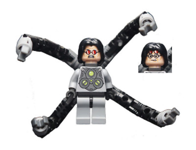 Lego Dr. Octopus Doc Ock 6873 Red Shades Super Heroes Minifigure | eBay