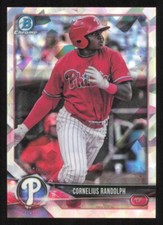 2018 Bowman CORNELIUS RANDOLPH Atomic Refractor card PHILADELPHIA PHILLIES