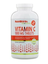 NutriBiotic, Immunity, Vitamin C, 1,000 mg, 500 Vegan Tablets