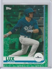 2019 Topps Pro Debut Gavin Lux GREEN Rc Rookie #d 67/99 Dodgers